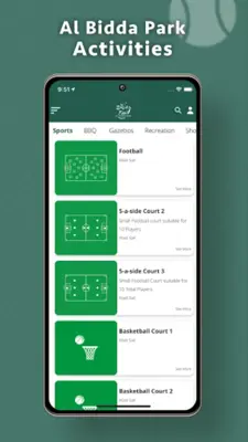 Al Bidda Park android App screenshot 1